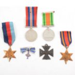 A collection of World War Two Medals