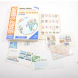Stamps: Stanley Gibbons Stamps of the World, four volume set, 2005 edition; other catalogues, etc