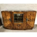 A Continental Art Deco marble-topped sideboard, circa 1930