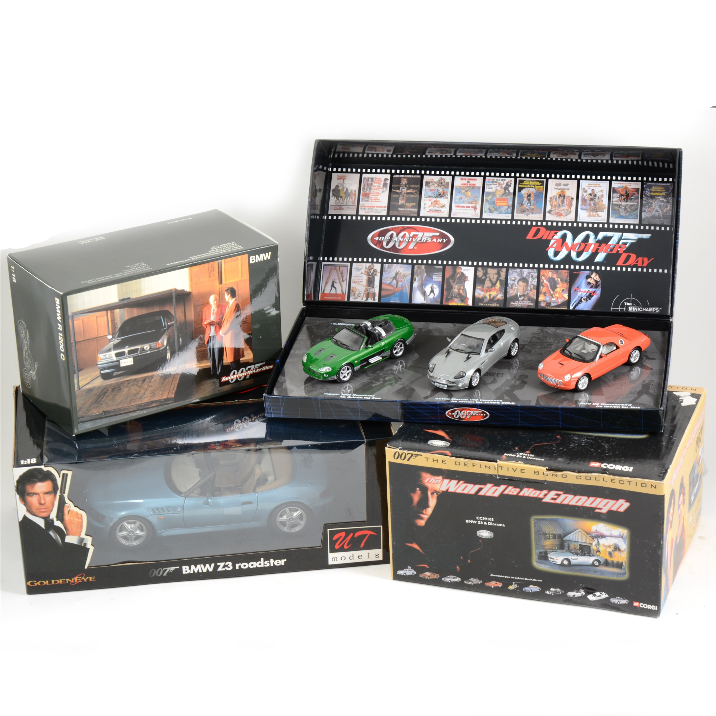 007 James Bond die-cast models and vehicles, mostly Pierce Brosnan films.