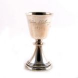 A silver replica Melton Mowbray goblet by A. Edward Jones Ltd