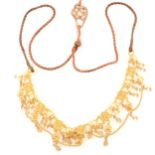 A 22 carat yellow gold necklace