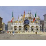 George Stelfox, St. Mark's Square, Venice, ...