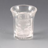 Lalique Les Enfants shot glass,