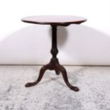 Georgian mahogany tripod table,