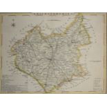 Ten maps, to include Rich Blome, "A General Mapp of Shropshire With Its Hundreds", hand-coloured