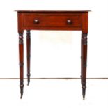 Georgian mahogany side table,