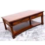 Oak coffee table,