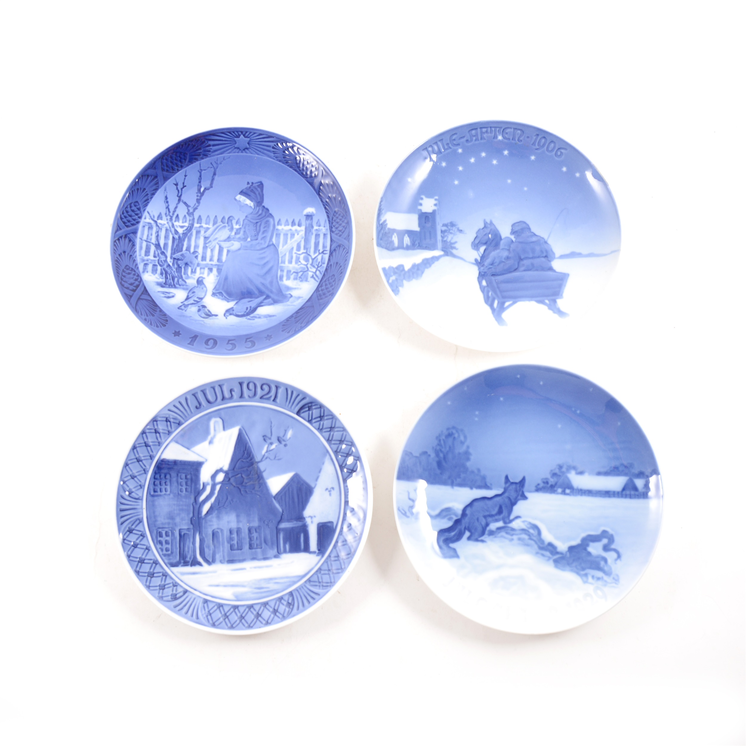 Copenhagen Christmas plates,