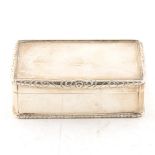 Victorian silver snuff box,