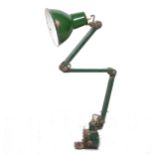 Industrial adjustable wall fixing light.