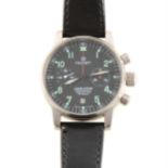 Poljot - a gentleman's Russian aviator chronograph wrist watch,