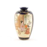 A small Japanese satsuma vase,