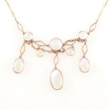 A moonstone necklace