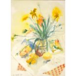 Jill Hailes, Spring, watercolour,