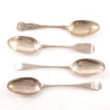 Four Scottish and provincial spoons