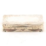 Silver snuff box,