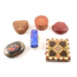 Trinket boxes, etc.