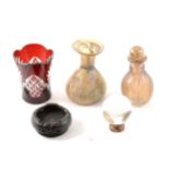 Roman style glass vase,