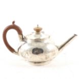 Silver teapot,