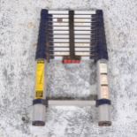 Aluminium telescopic ladder.