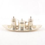 Silver cruet,