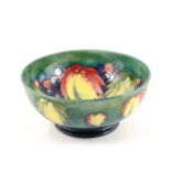 Moorcroft Pottery bowl, Leaf and Berry design