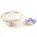 Chinese porcelain bowl, and a Meissen bon-bon dish.