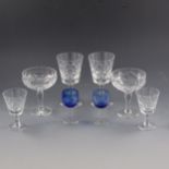 Quantity of assorted crystal glassware, including Royal Brierley,