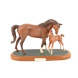 Royal Doulton horse figure group "First Born"