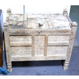 An Eastern European bleached wood hutch