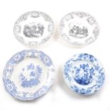 Chinese blue and white export porcelain plate