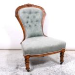 Victorian easy chair,