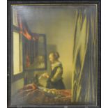 After Jan Vermeer, Girl Reading a Letter