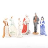 A Royal Doulton figure, Father Christmas, HN3399, and eleven other decorative figurines