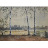 Marguerite Howarth, lake scene, ...