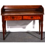 A Victorian mahogany washstand