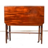 Three mahogany salon chairs, ...