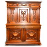 French walnut dresser,