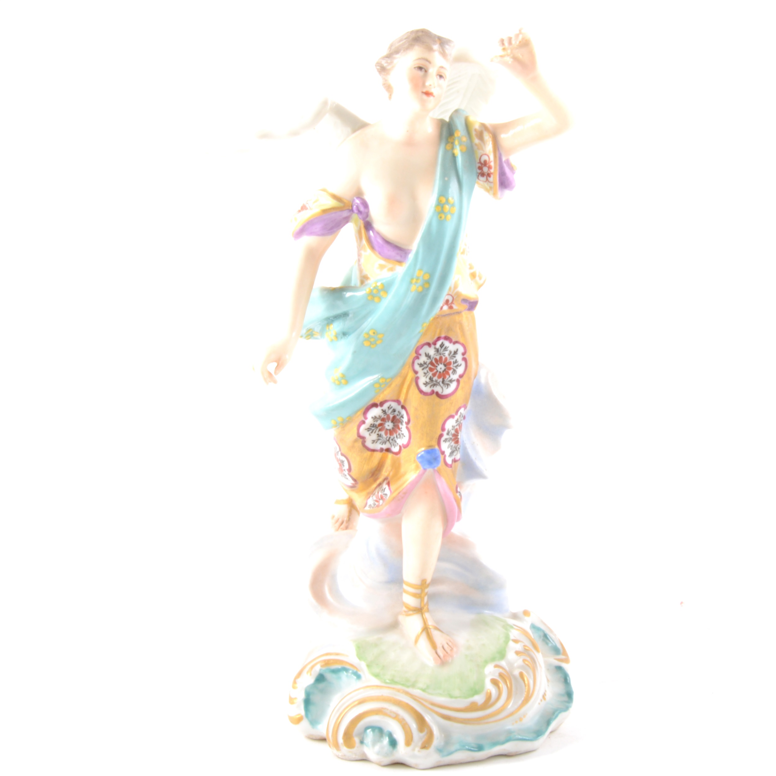 An English porcelain figure, Victory, probably Derby