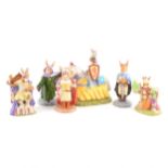 A collection of seventeen Royal Doulton Bunnykins fingures