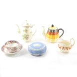 A large collection of decorative china including tea and coffee ware