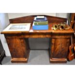 A Victorian mahogany sideboard