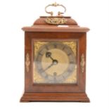 A walnut cased mantel clock, signed Dent, Pall Mall, London