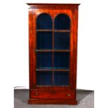 A Victorian mahogany display cabinet