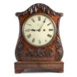 F Raw, Hull, William IV rosewood bracket clock