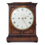 Barrauds, Cornhill, London, Regency mahogany bracket clock