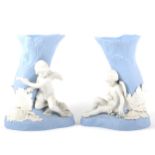 A pair of limited edition Genius Collection vases, 'Cupid and Psyche', by Wedgwood.