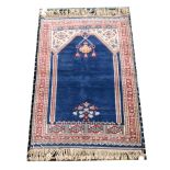 A Turkish prayer rug