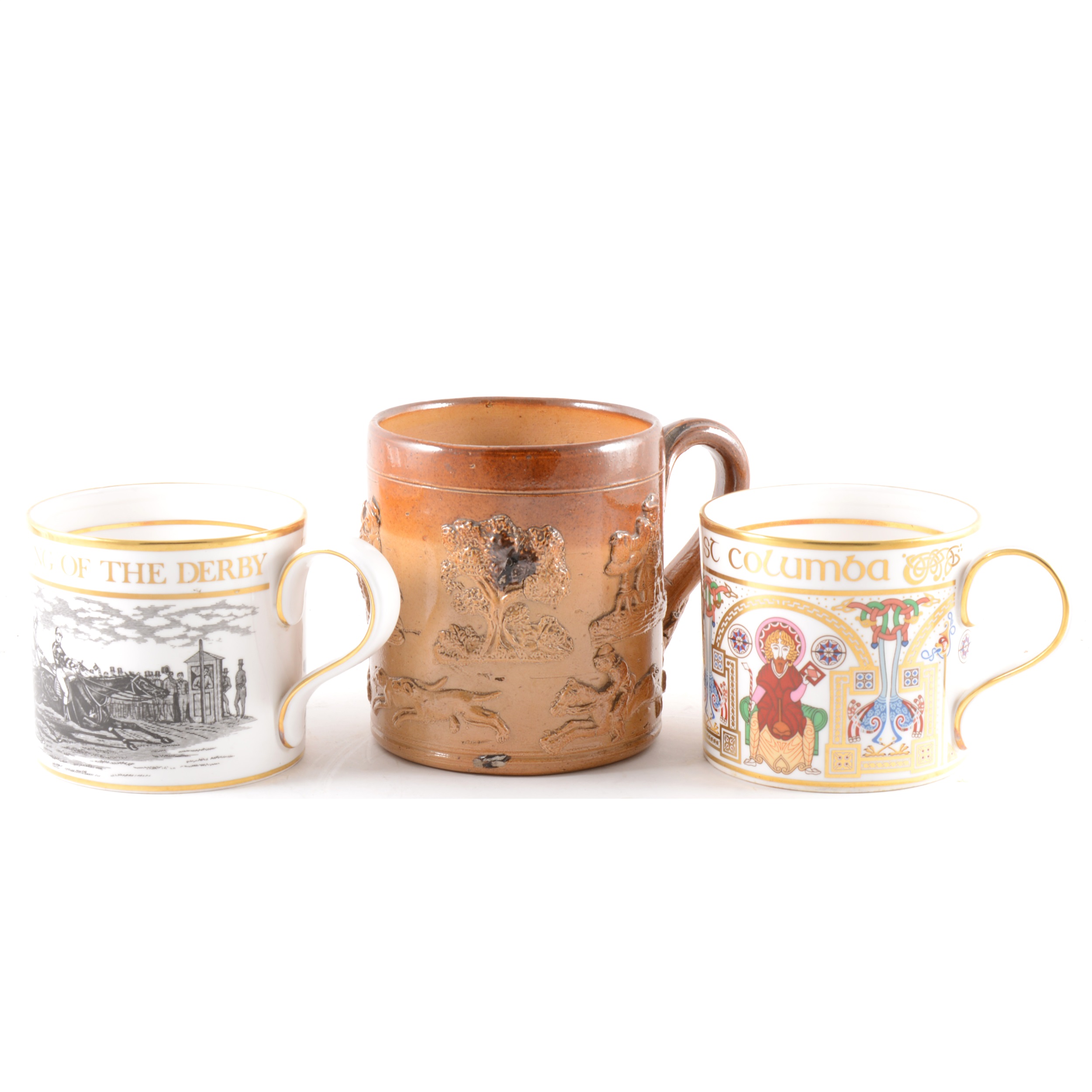 Spode commemorative mug, The Derby Tankard, ...